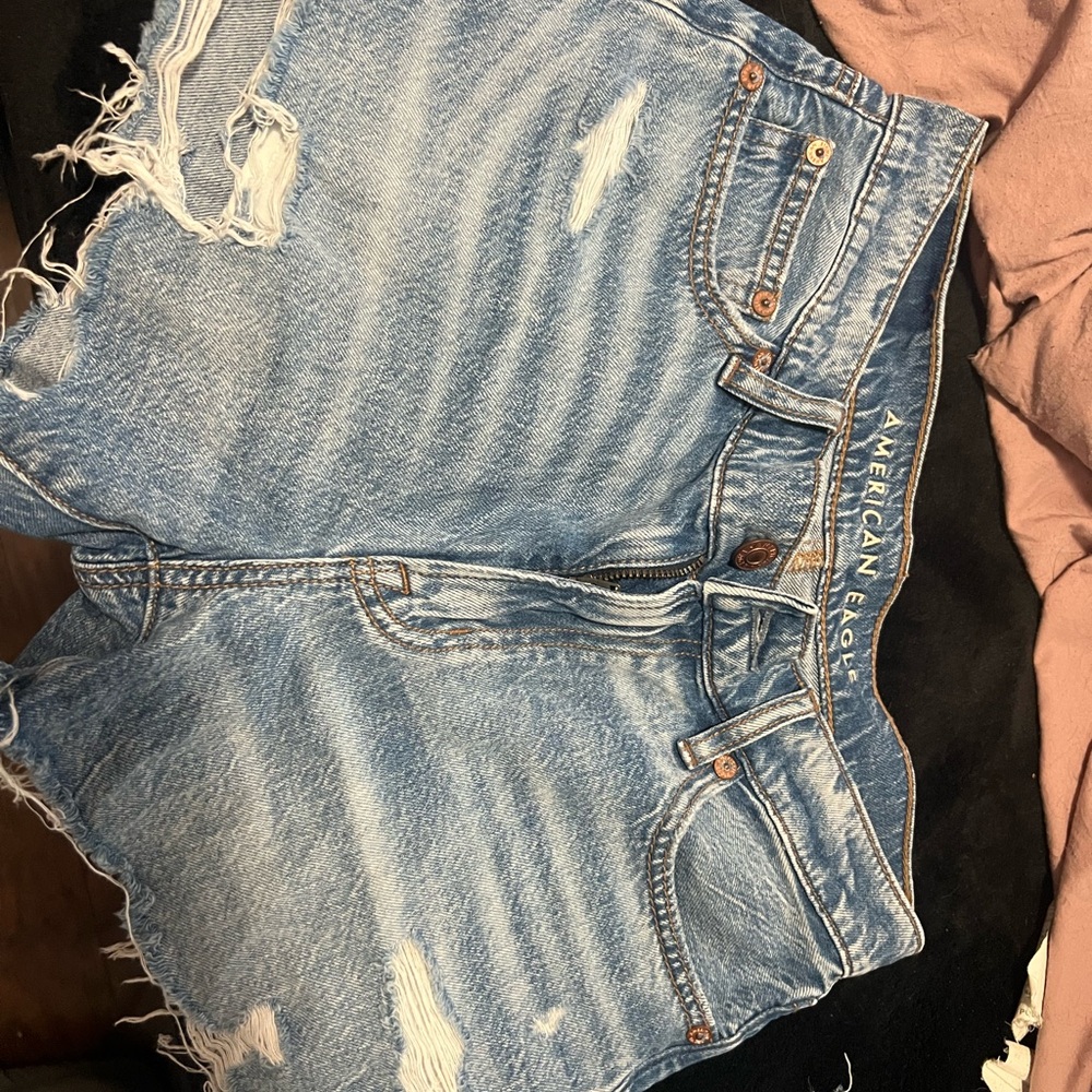 American Eagle Outfitters Light Blue Jean Shorts